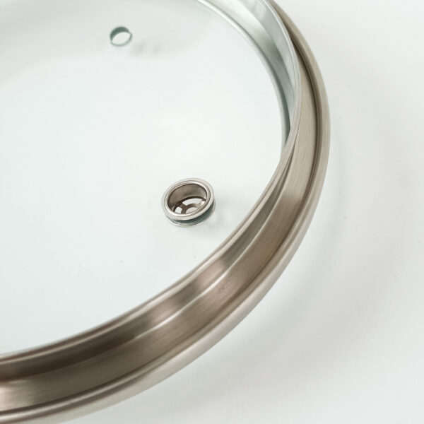 H Type Tempered Glass Lid Round Pot Cover - Image 6