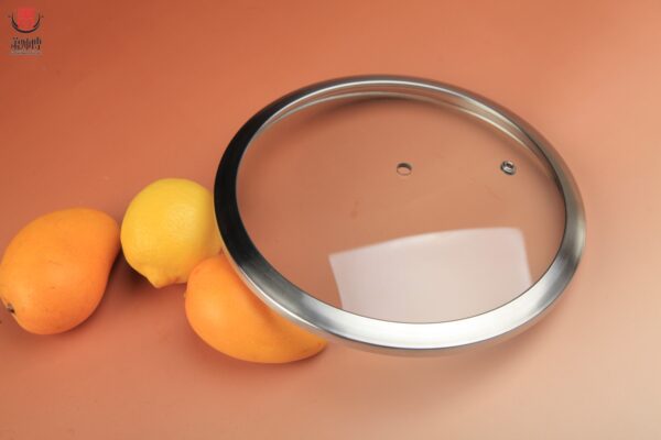 H Type Tempered Glass Lid Round Pot Cover
