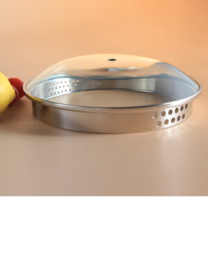 L type glass lid