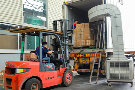 finished products warehouse