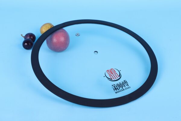 Silicone Rim Glass Lid
